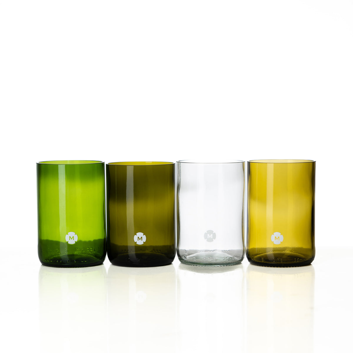 Verres MARSAULT – Verres à boire en bouteilles upcyclées