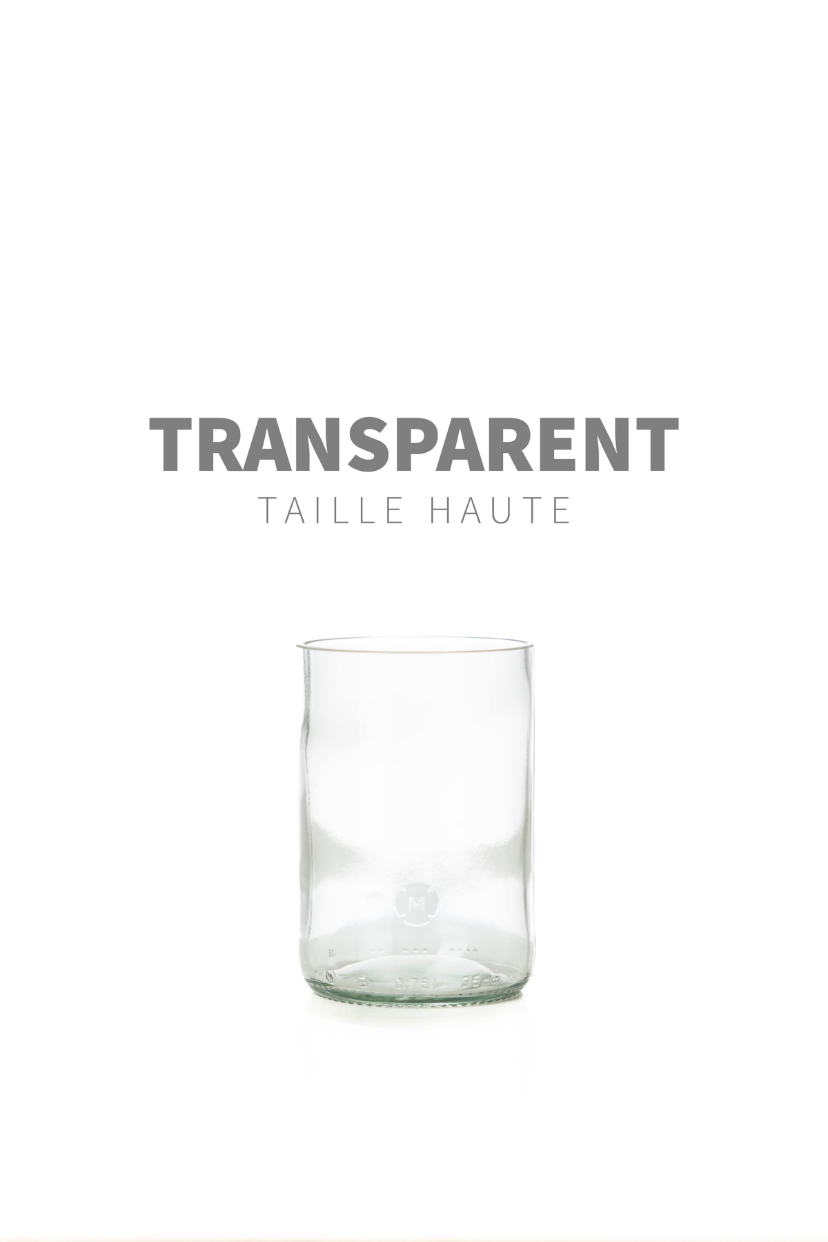 Verres MARSAULT – Verres à boire en bouteilles upcyclées