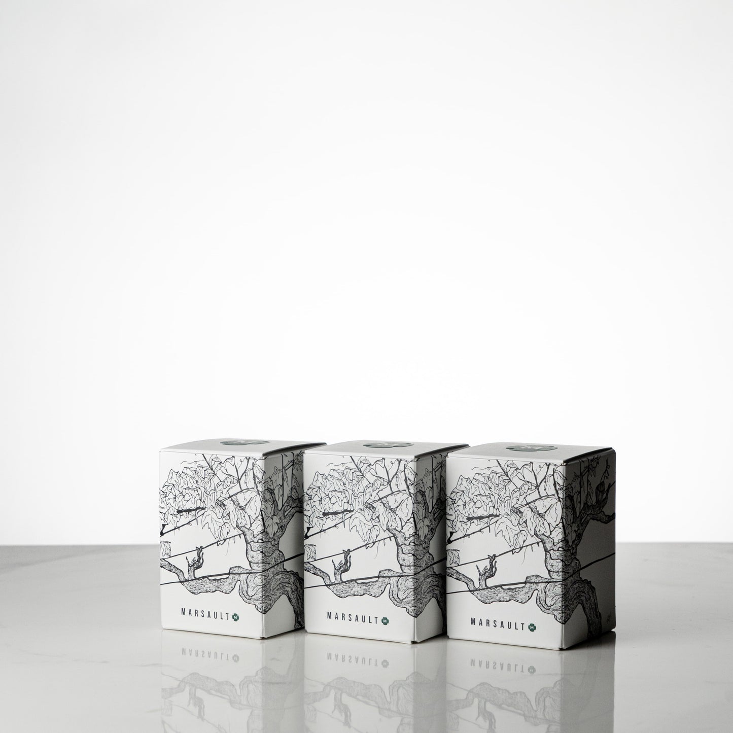 Triptyque : 3 bougies demi-bouteilles