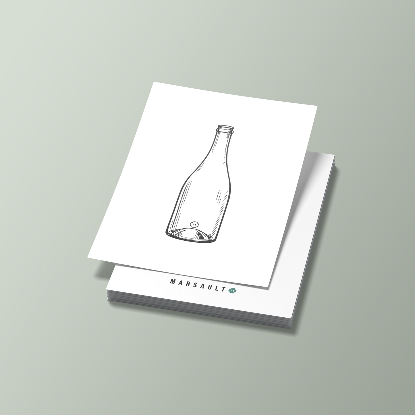 Carte à personnaliser — écrite à la main