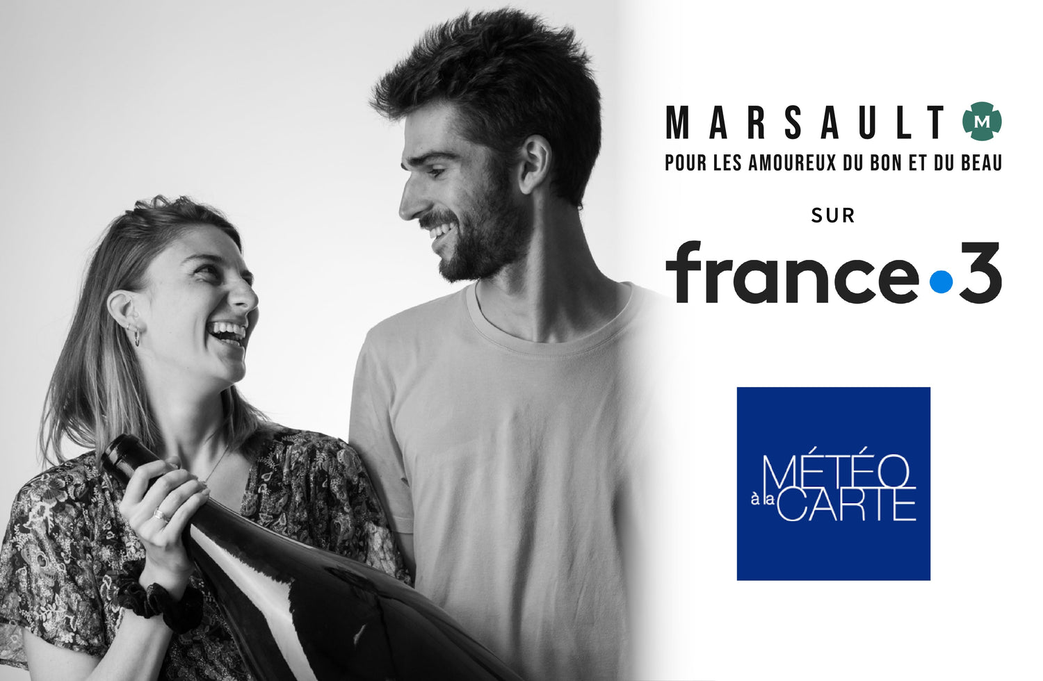 Marie et Marceau Bardout, fondateurs de la marque Marsault Reims sur France 3