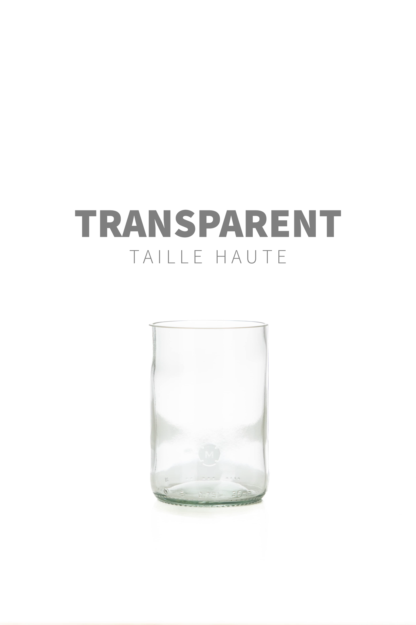 Verres MARSAULT – Verres à boire en bouteilles upcyclées