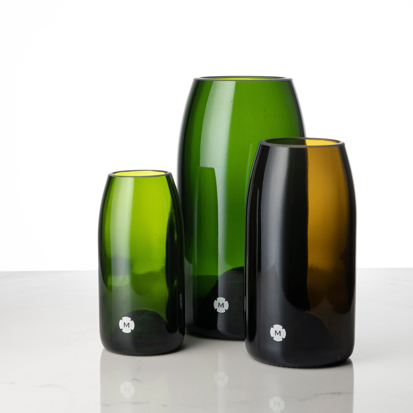 Gamme de vases complète : 3 formats de vases