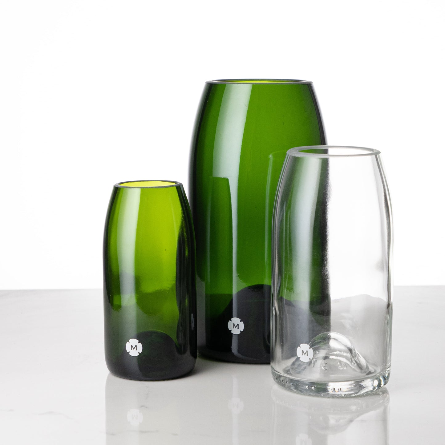 Gamme de vases complète : 3 formats de vases