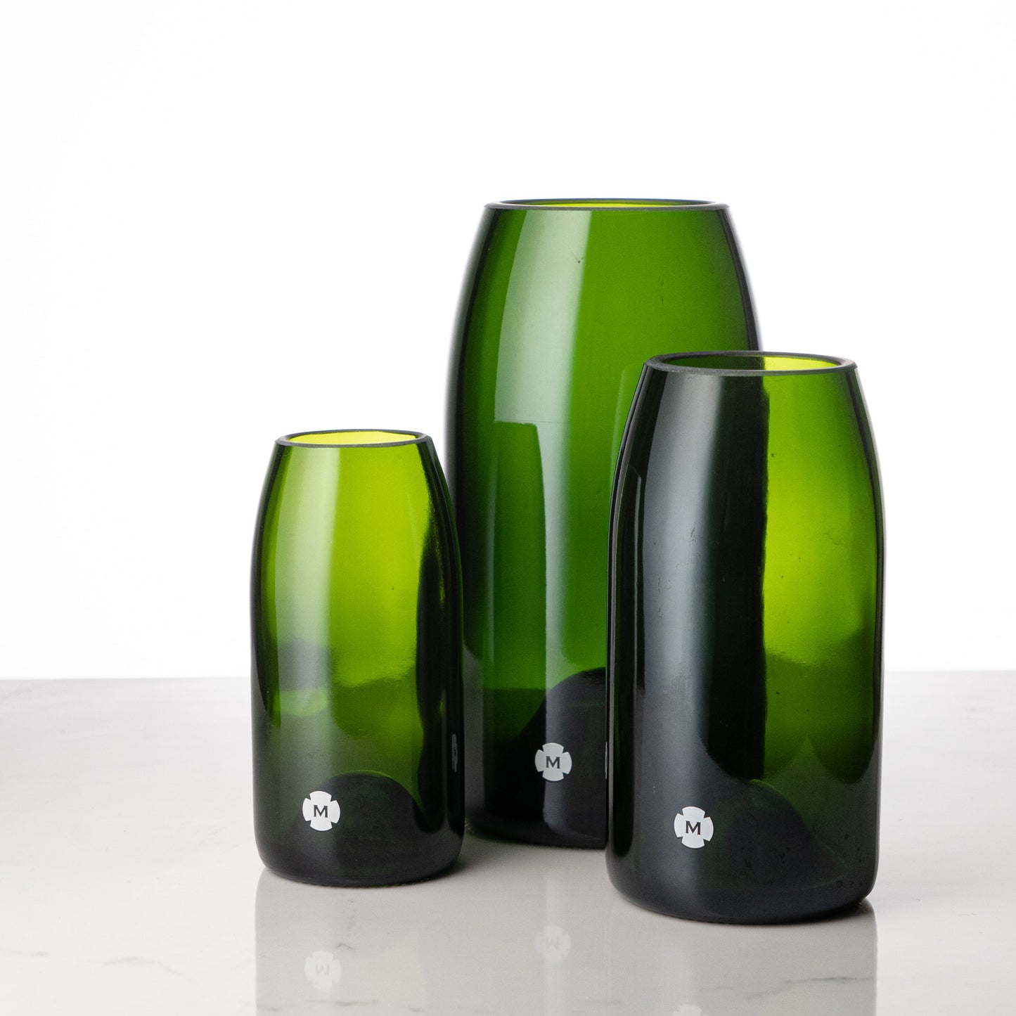 Gamme de vases complète : 3 formats de vases